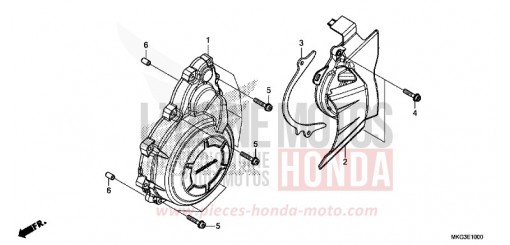 A.C. GENERATOR COVER CMX500AK de 2019